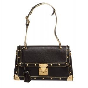 Louis Vuitton Suhali Le Talenteux Black Leather Shoulder Bag 100% AUTHENTIC